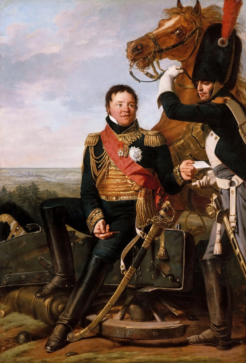 Portrett av Frédéric Henri Walther 1761-1813 av Robert Lefevre