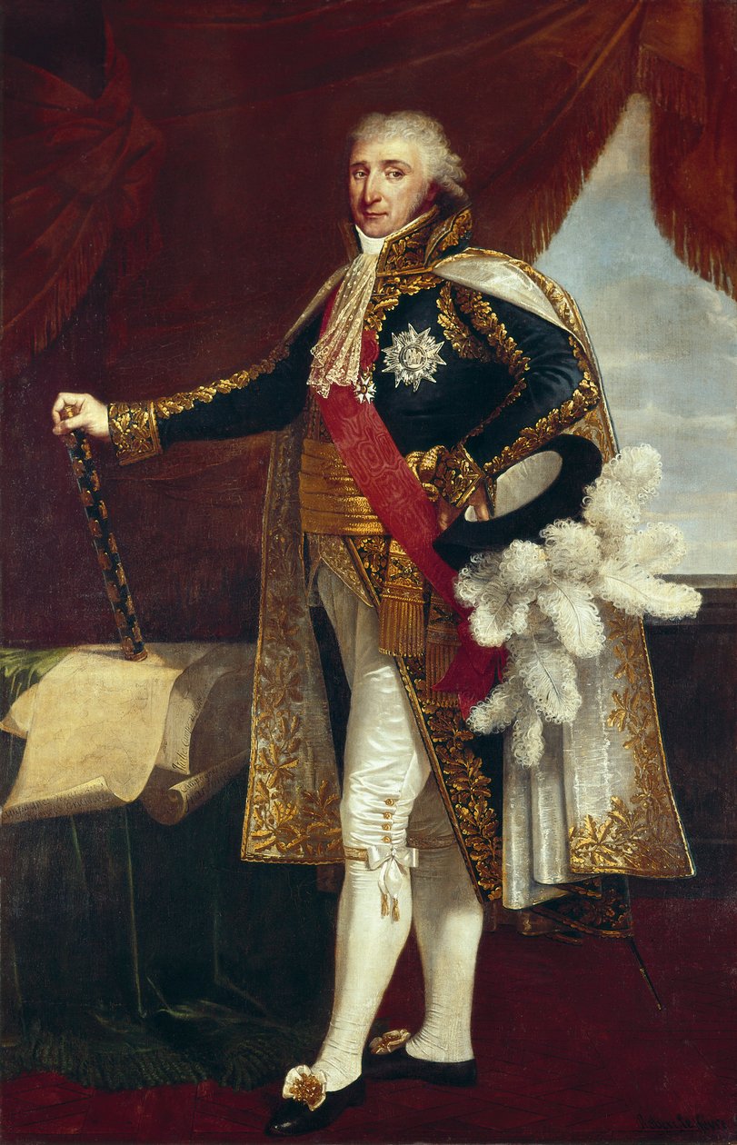 Portrett av marskalk Charles-Pierre-Francois Augereau av Robert Lefevre