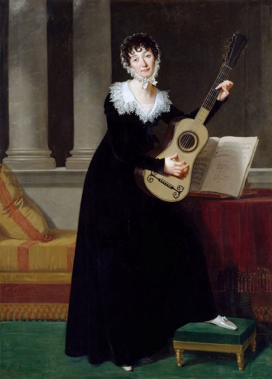 Portrett av Pauline Duchambge 1778-1858, née de Montet av Robert Lefevre
