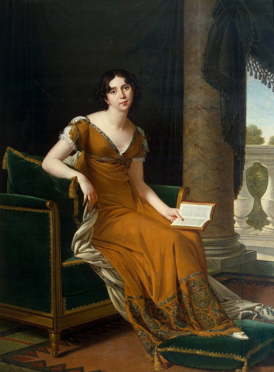 Portrett av Elizaveta Demidova, s.1805 (olje på lerret) av Robert Lefevre