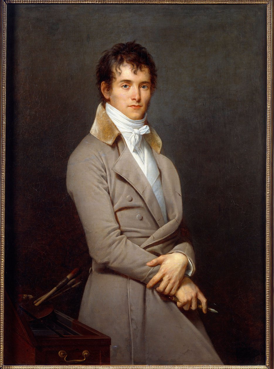 Portrett av maleren Pierre Narcisse (Pierre-Narcisse) Guerin (1774-1833) Maleri av Robert Lefevre (1755-1830) 1800-tallet Søn: 1,09x0,8m - Orleans musee des beaux arts av Robert Lefevre