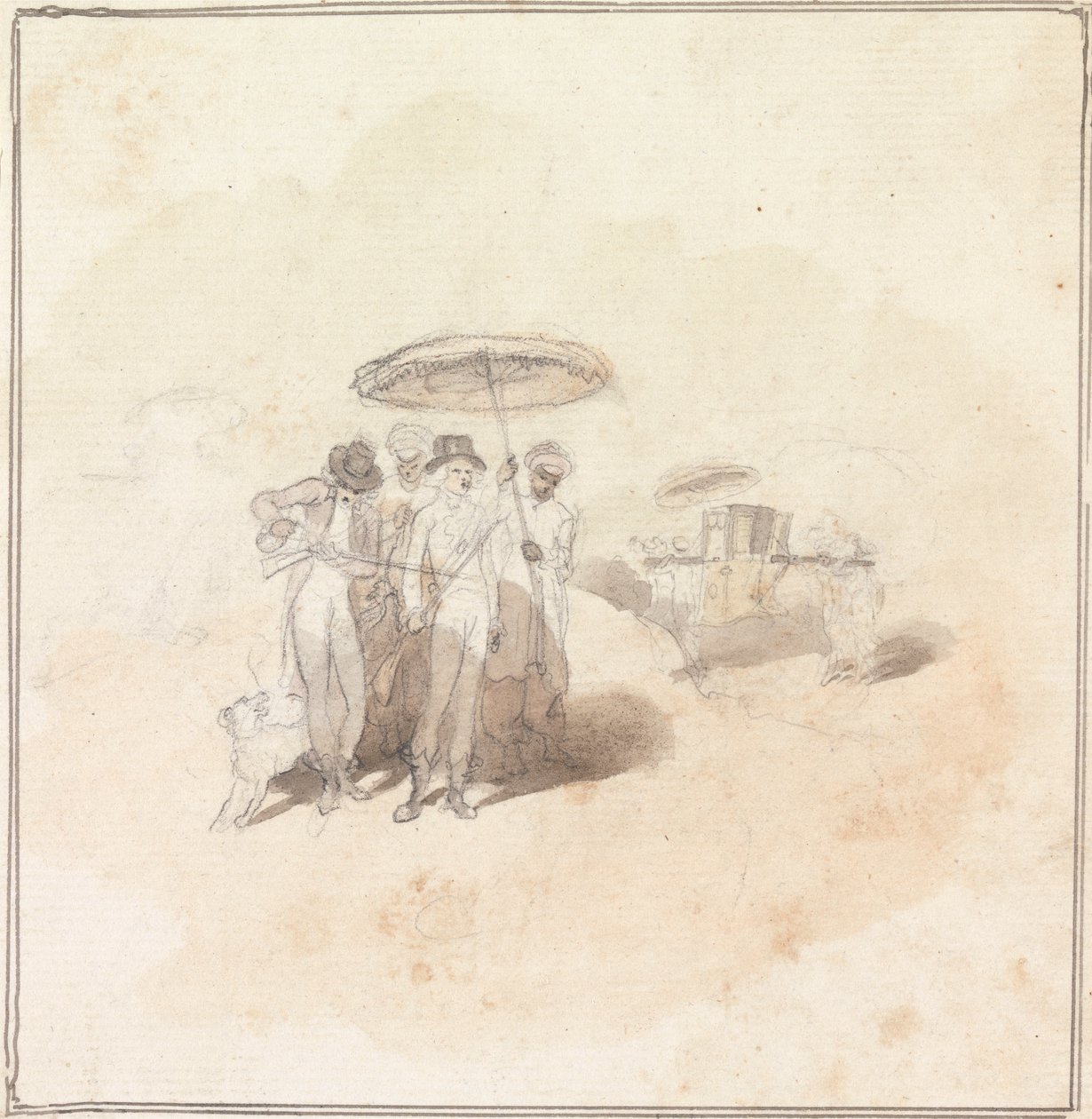 Engelskmenn på promenade av Robert Mabon