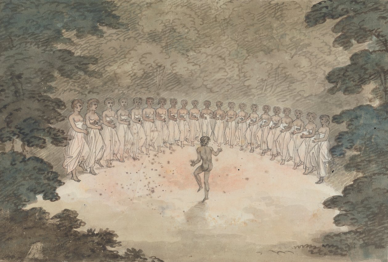 Kvinnelige dansere av Robert Mabon