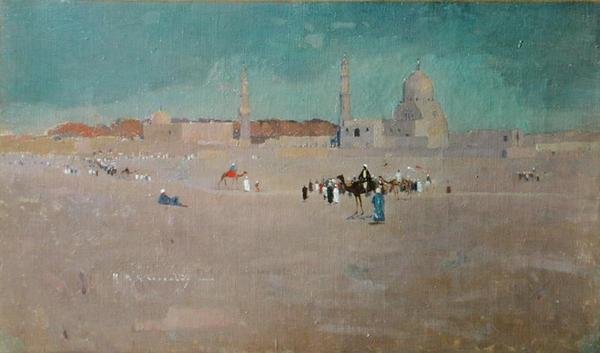 A Scene in Egypt, ca. 1890 (olje på lerret) av Robert McGowan Coventry