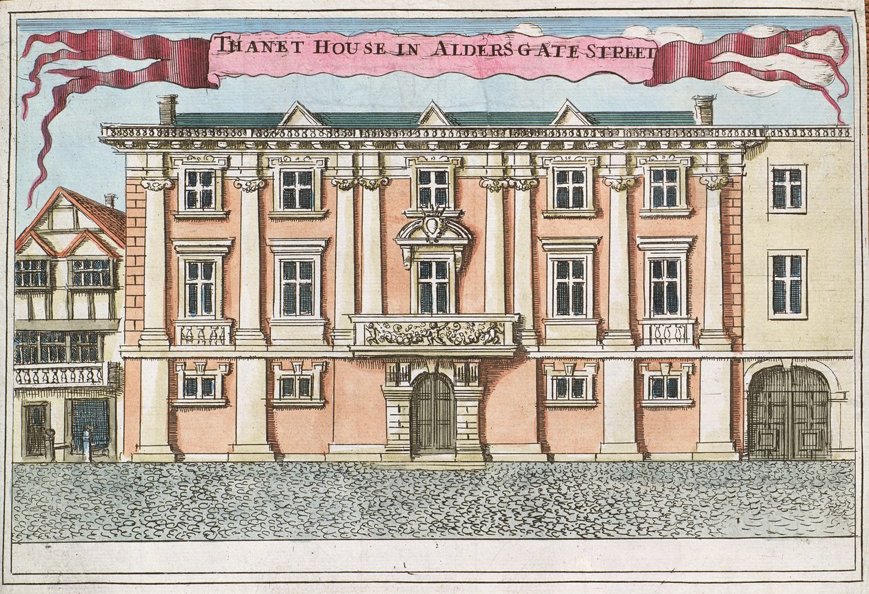 Thanet House i Aldersgate Street, fra 