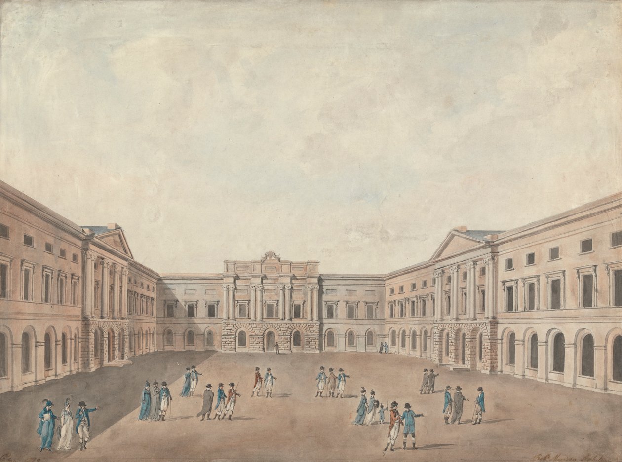 Design for Court of Edinburgh University av Robert Morrison