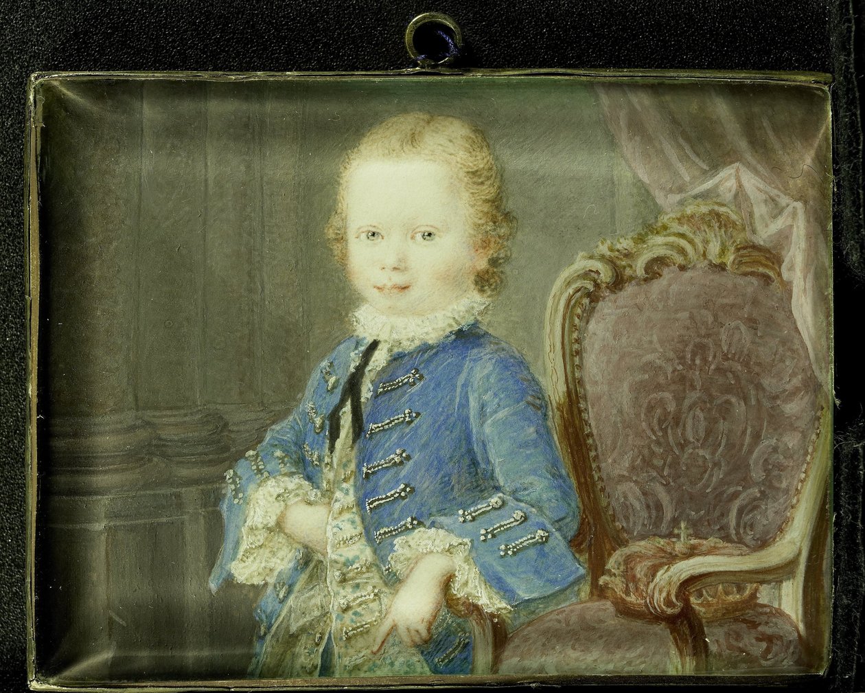 William V (1748-1806), prins av Orange-Nassau, som barn av Robert Mussard
