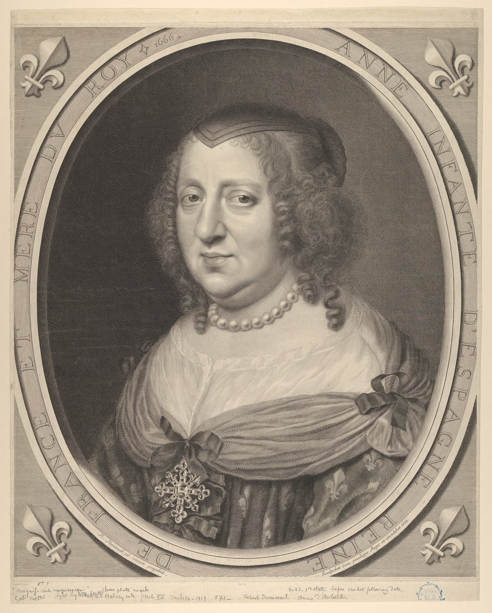 Anne av Østerrike av Robert Nanteuil