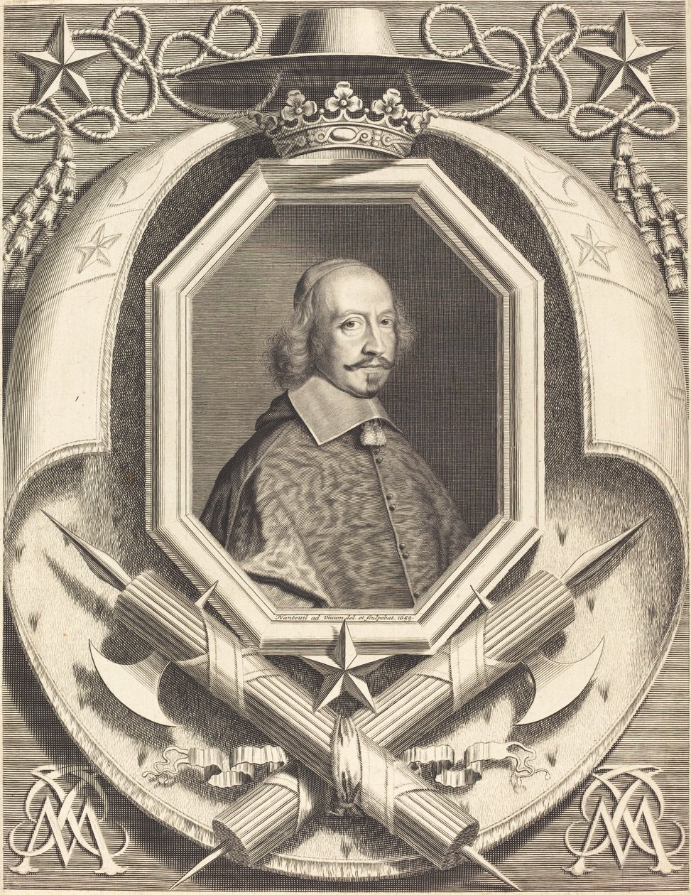 Kardinal Jules Mazarin av Robert Nanteuil