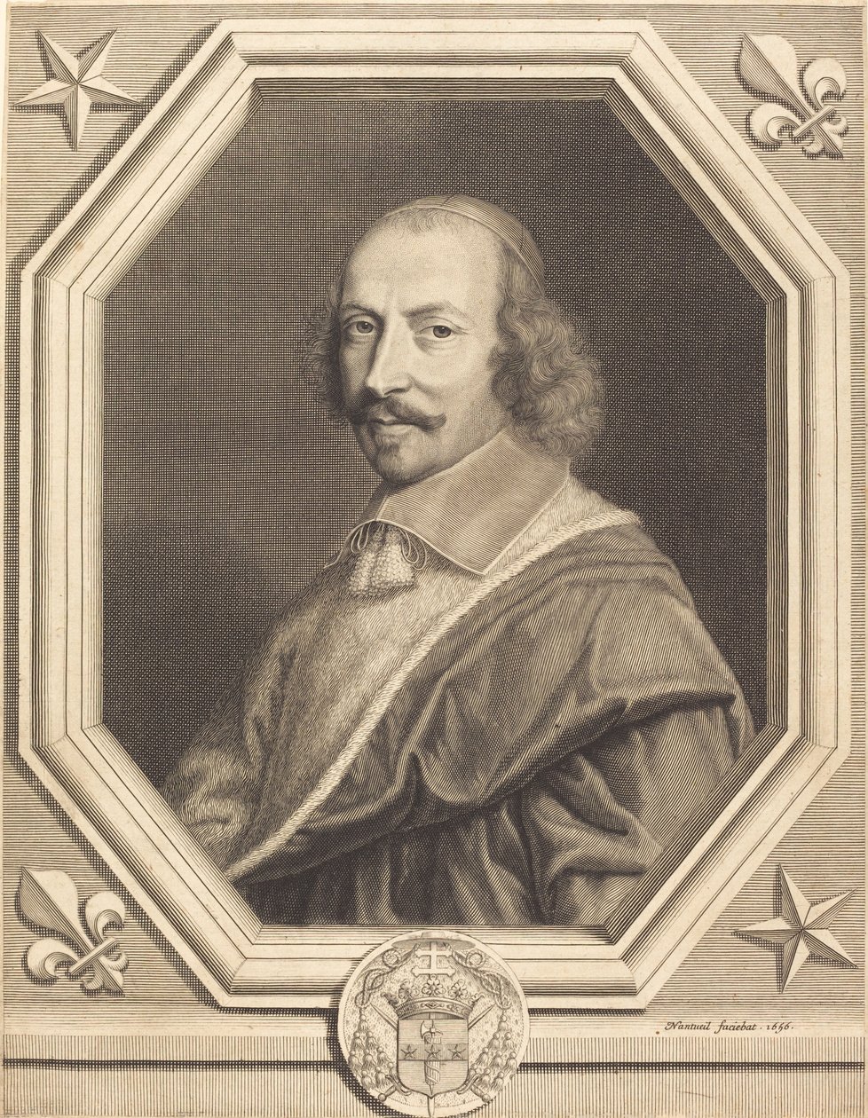Kardinal Jules Mazarin av Robert Nanteuil