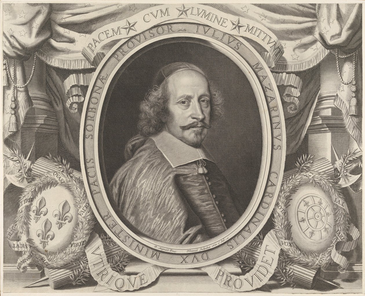 Kardinal Jules Mazarin av Robert Nanteuil