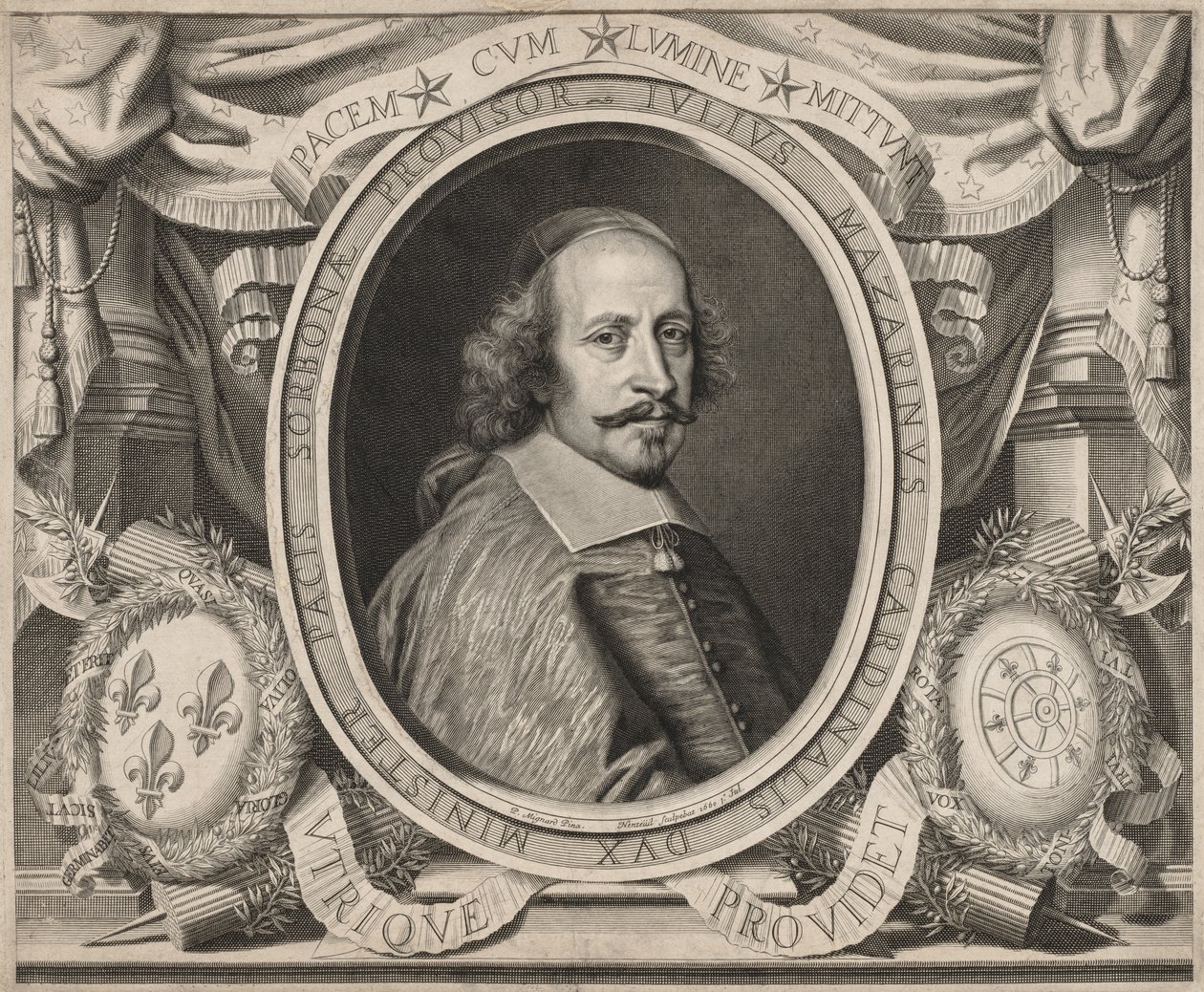 Kardinal Mazarin av Robert Nanteuil