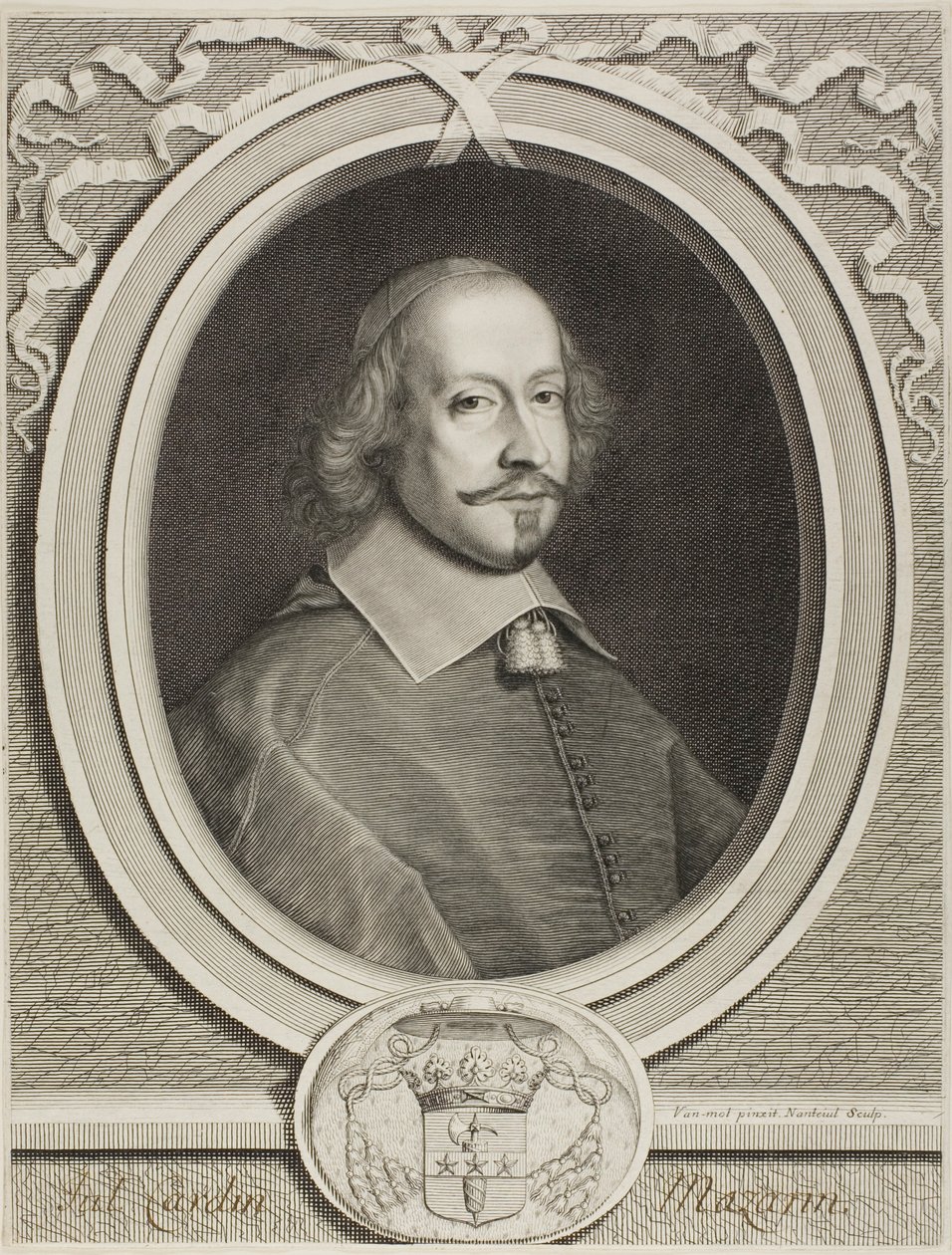 Kardinal Mazarin av Robert Nanteuil