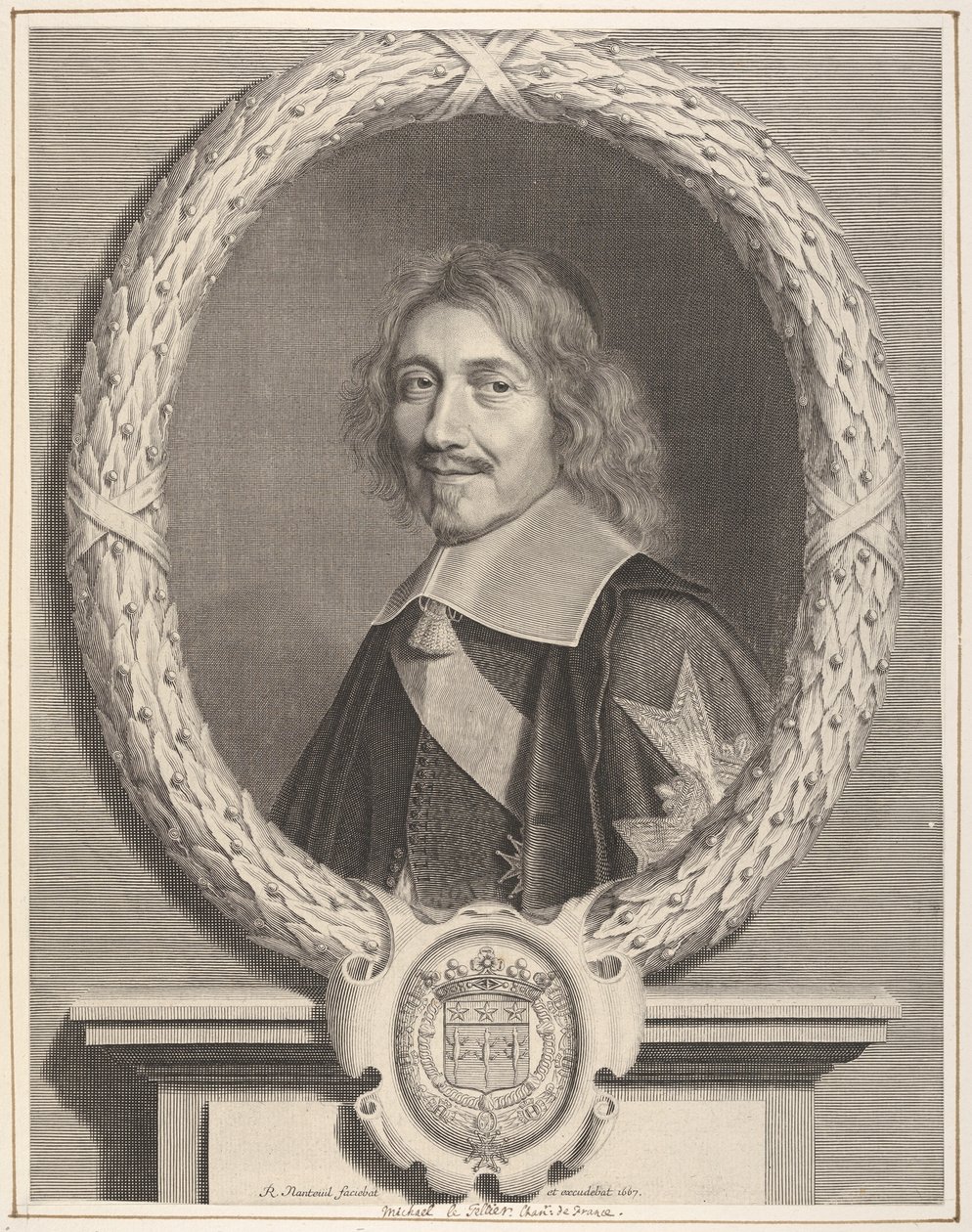 Kansler Le Tellier, 1600-tallet. av Robert Nanteuil