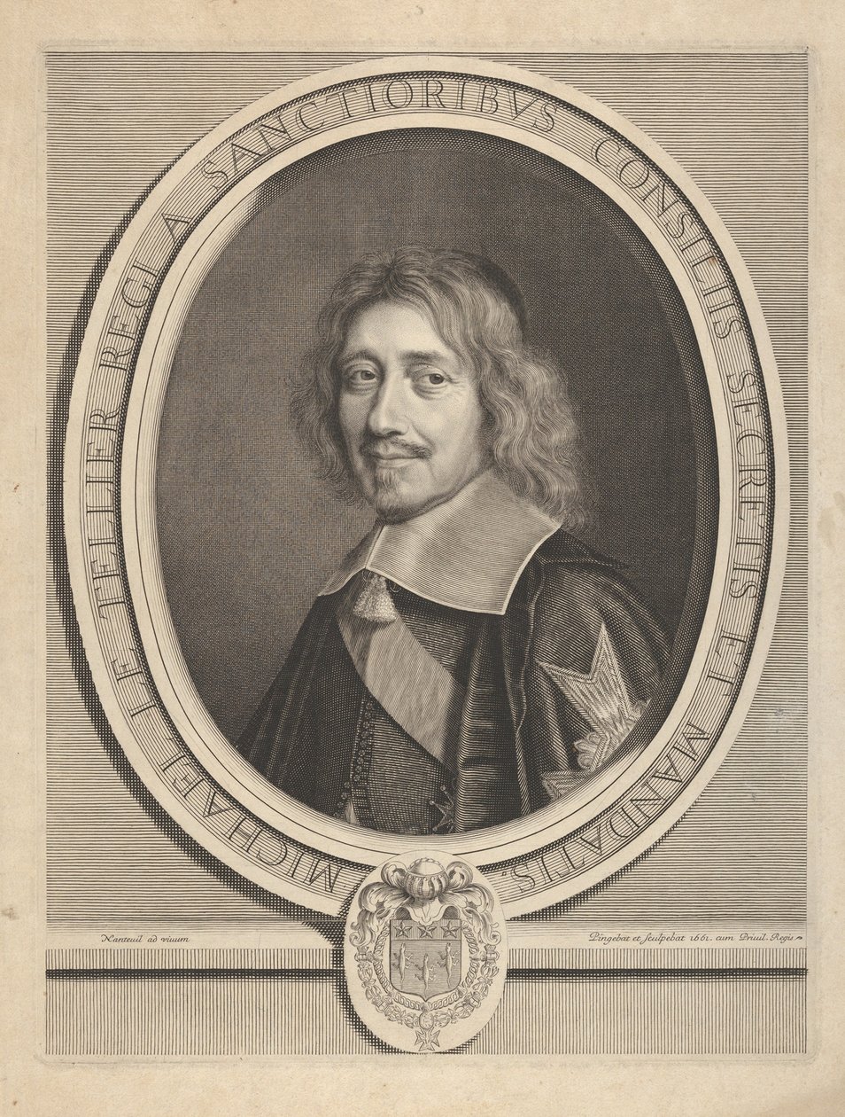 Kansler Michel IV Le Tellier av Robert Nanteuil