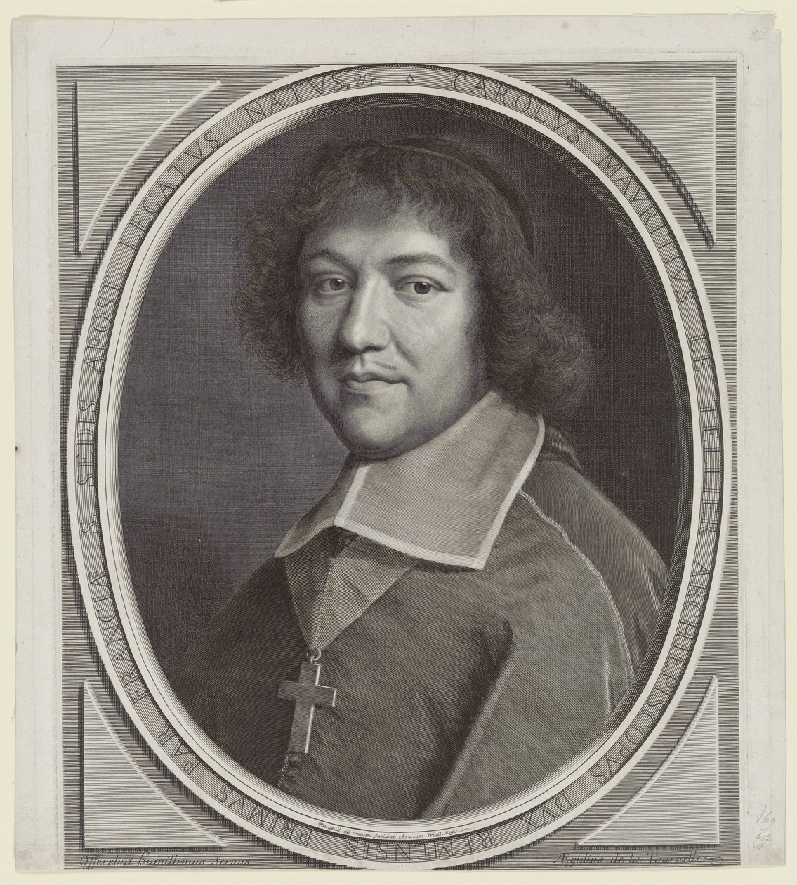Charles-Maurice Le Tellier, erkebiskop av Reims (erkebiskop av Reims) av Robert Nanteuil