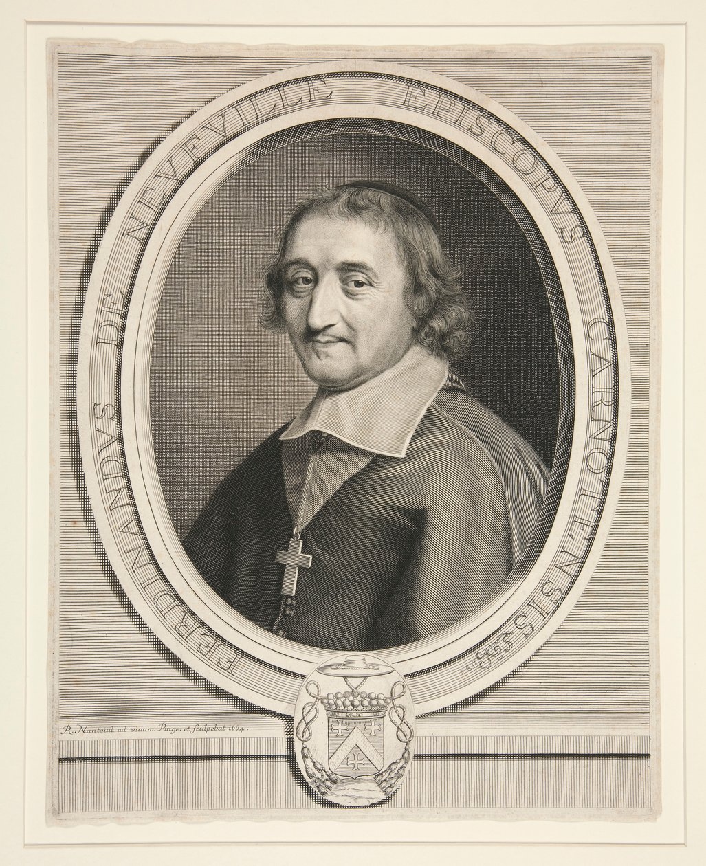 Ferdinand de Neufville, biskop av Chartres (1608-1678) av Robert Nanteuil