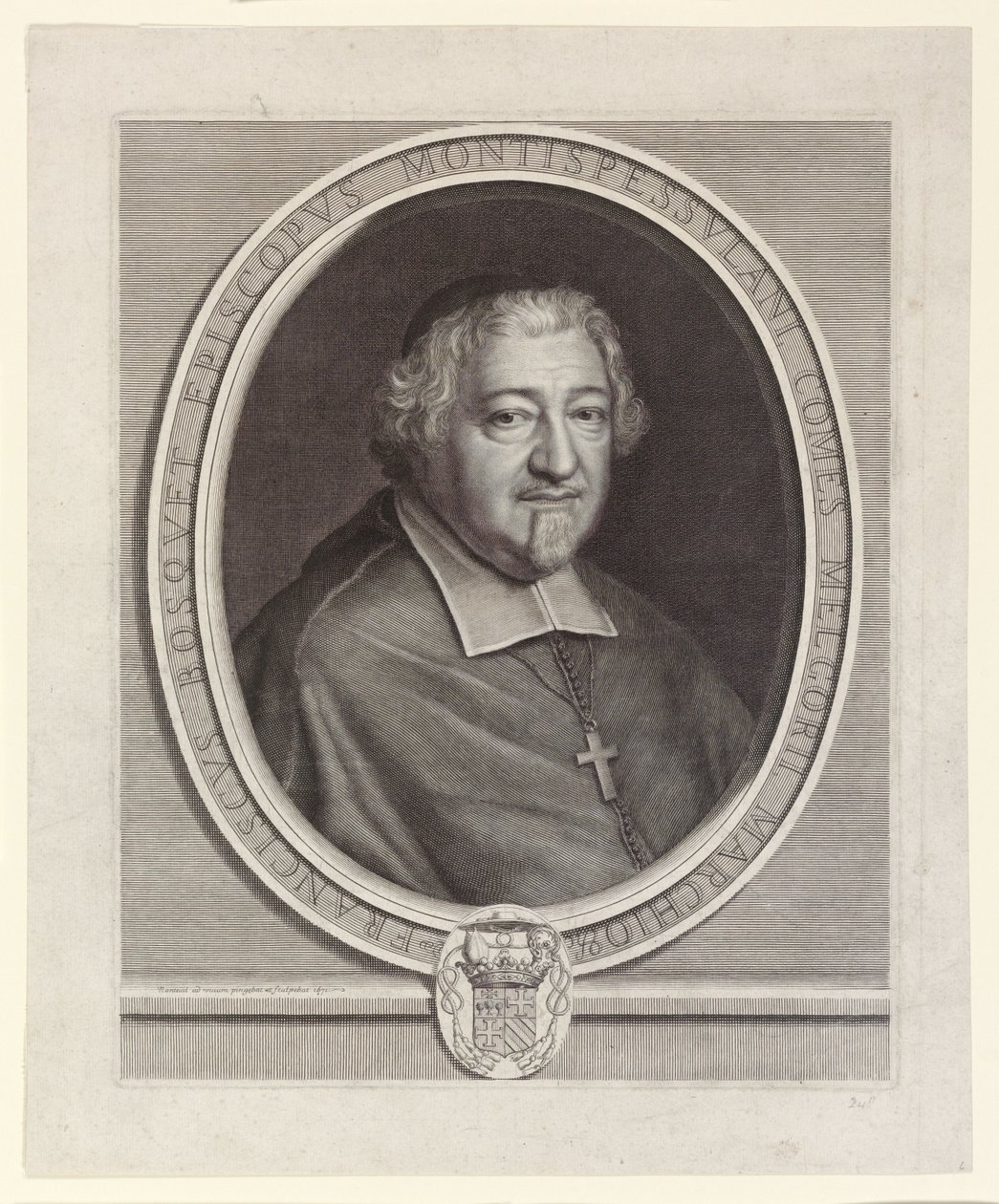 François Bosquet, biskop av Montpellier av Robert Nanteuil