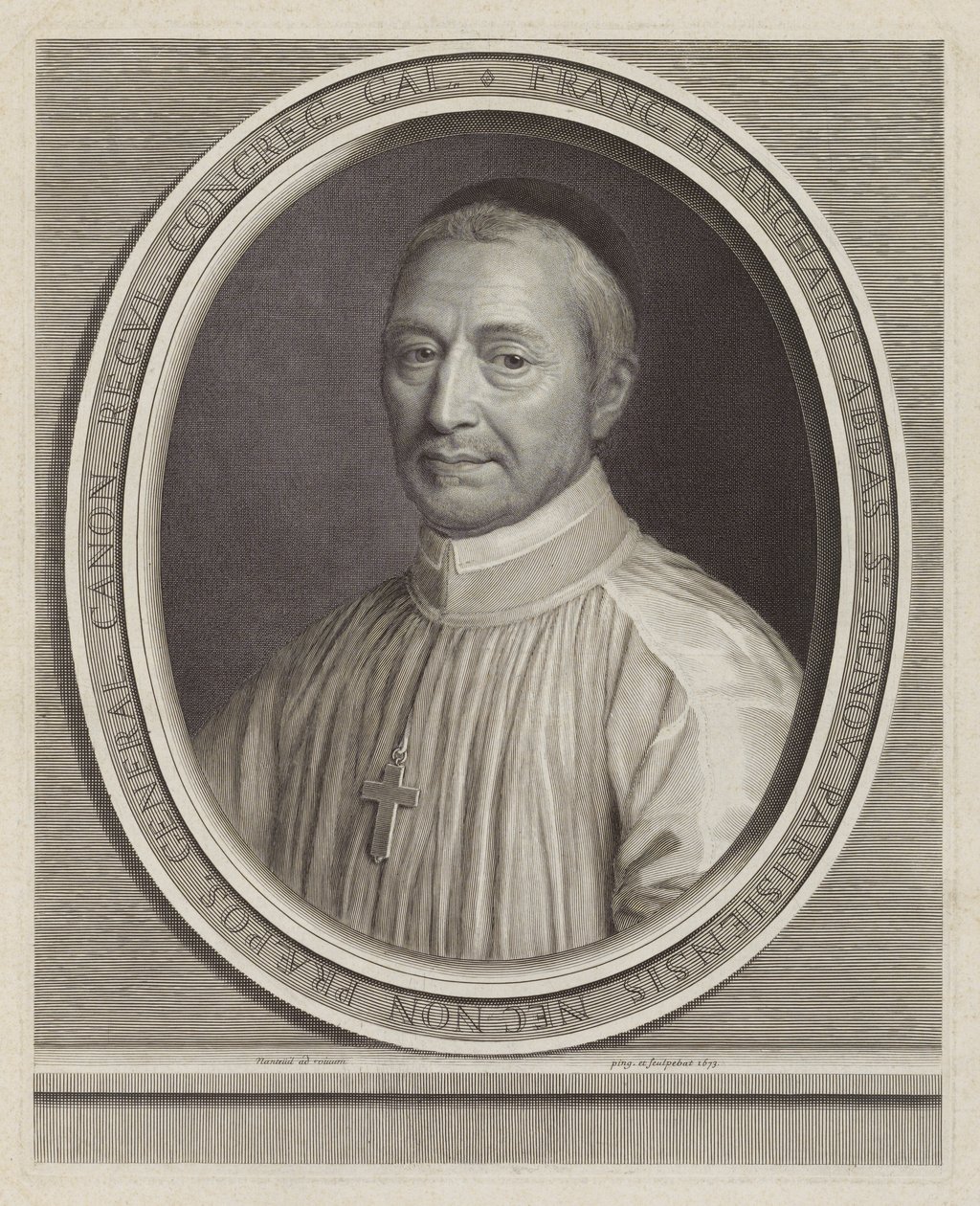 François Blanchart, Abb? de Sayde-Geneva?be (abbed av Sayde-Geneva?be) av Robert Nanteuil