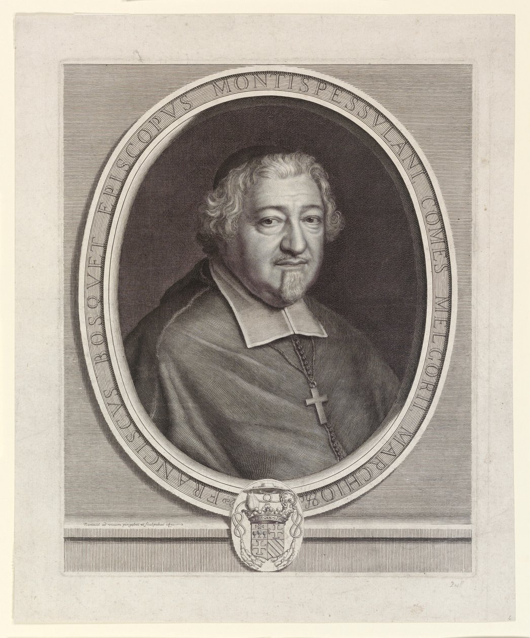 François Bosquet, biskop av Montpellier (biskop av Montpellier) av Robert Nanteuil