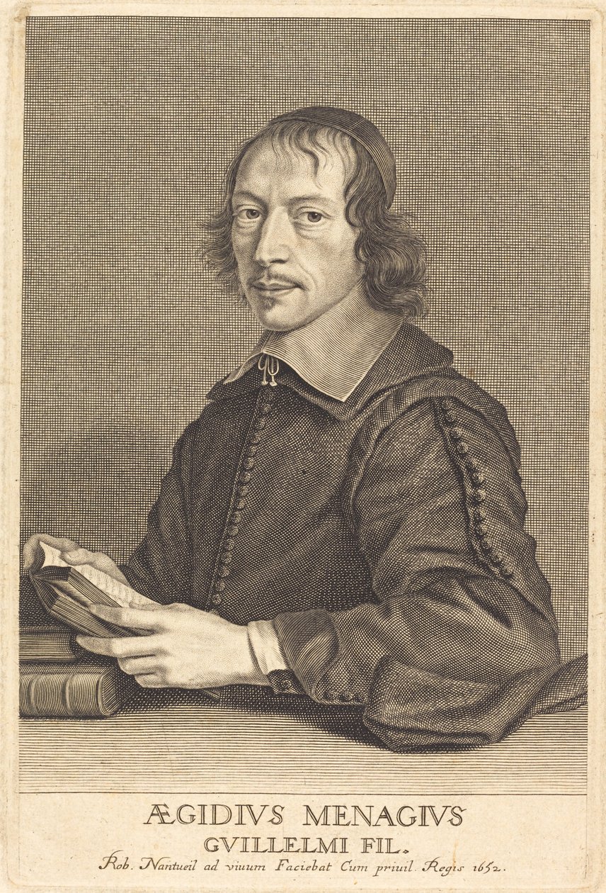 Gilles Menage av Robert Nanteuil