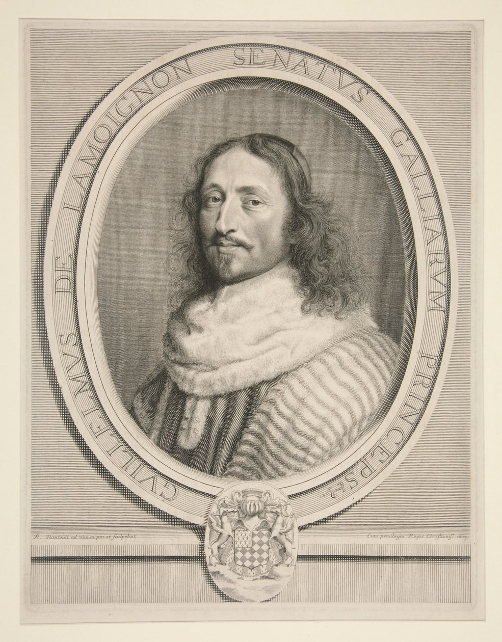 Guillaume de Lamoignon, markis av Baville av Robert Nanteuil