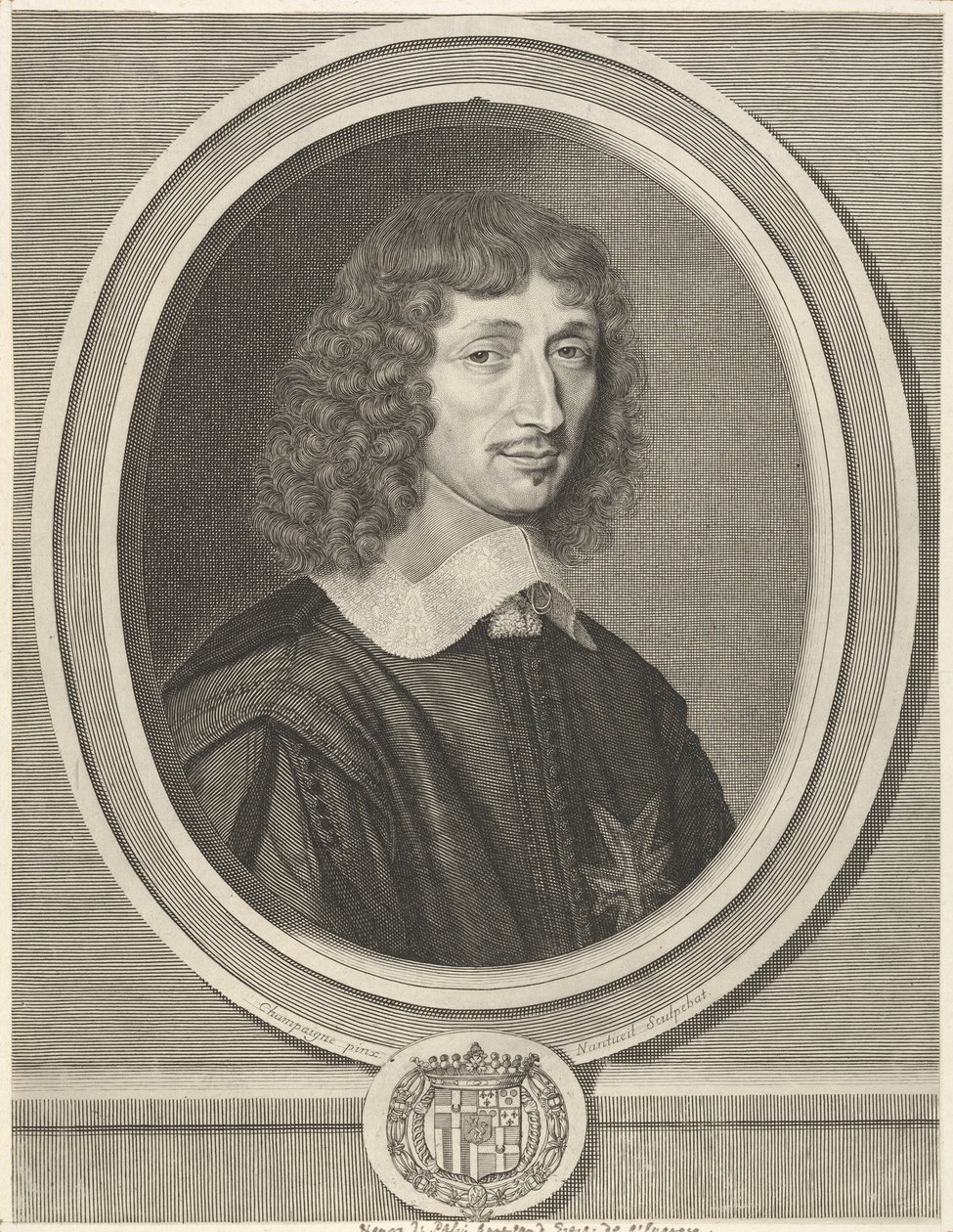 Henri de Guénégaud, ca. 1654. av Robert Nanteuil