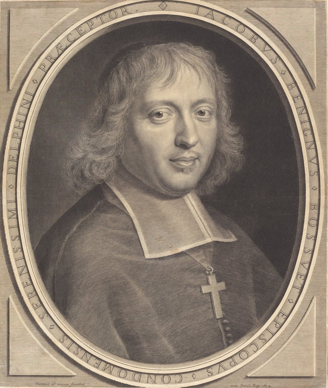 Jacques-Benigne Bossuet av Robert Nanteuil