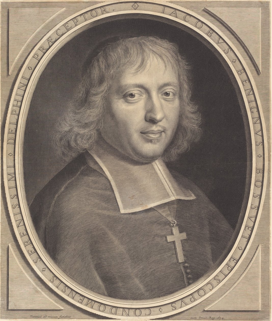 Jacques-Bénigne Bossuet av Robert Nanteuil