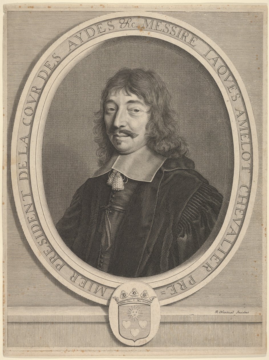 Jacques Amelot av Robert Nanteuil
