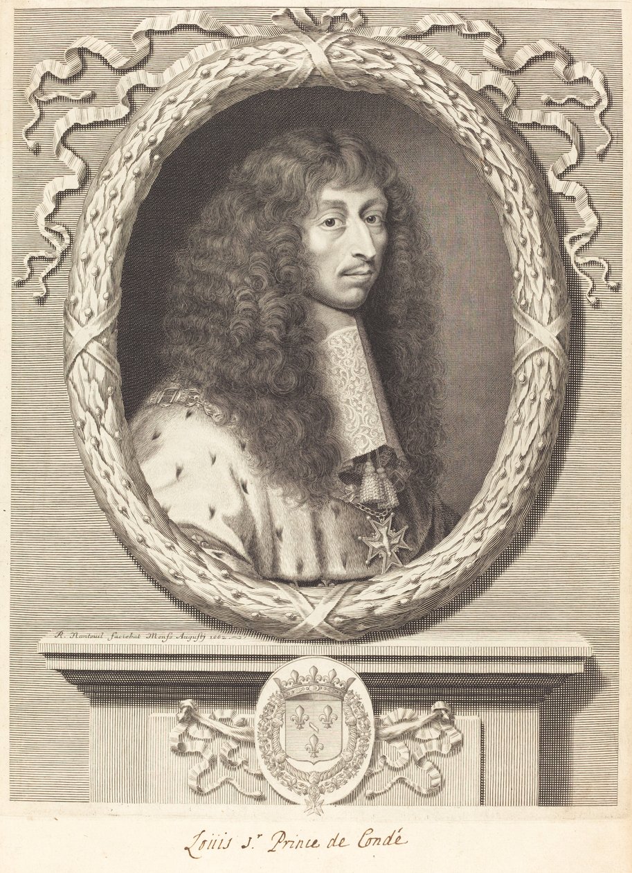 Louis II, prins av Condé av Robert Nanteuil