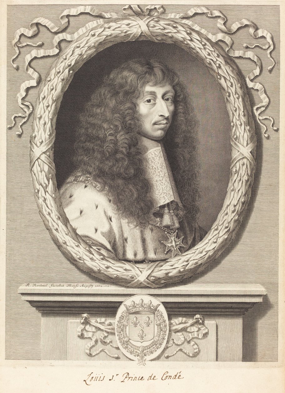 Louis II, prins av Condé av Robert Nanteuil