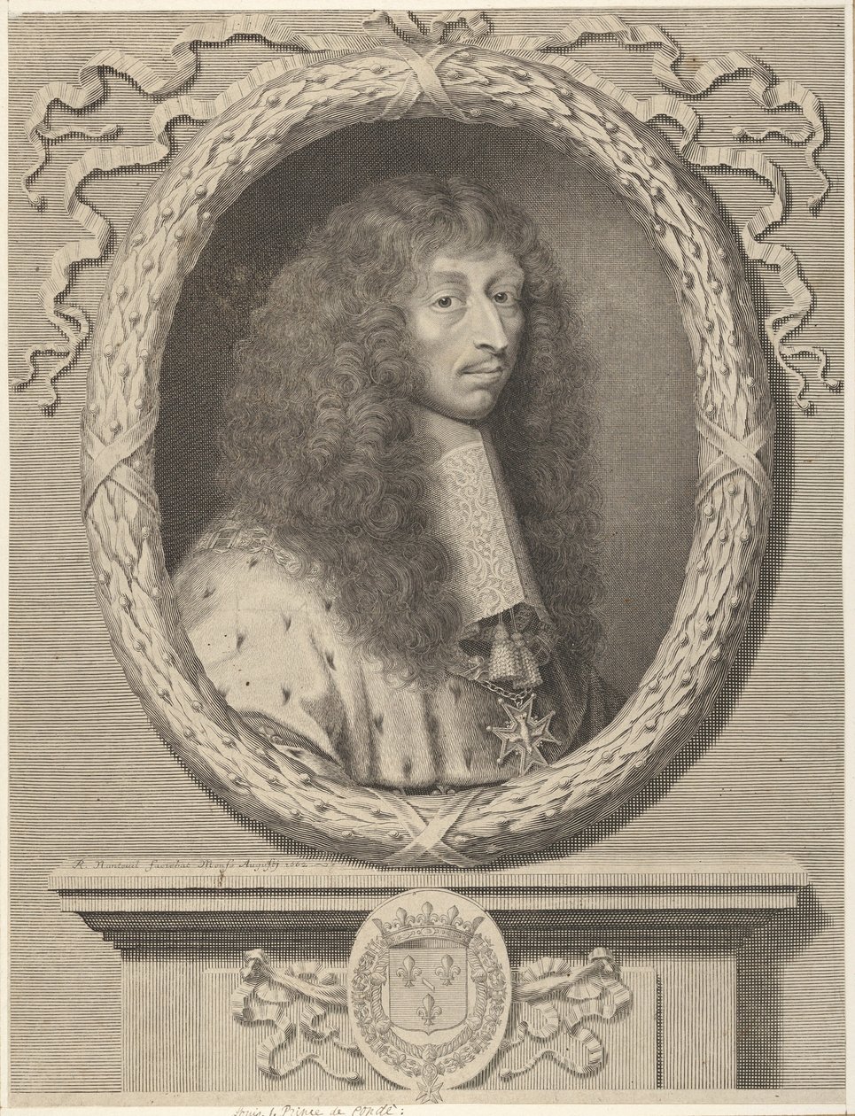 Louis II av Bourbon, prins av Condé, 1662. av Robert Nanteuil