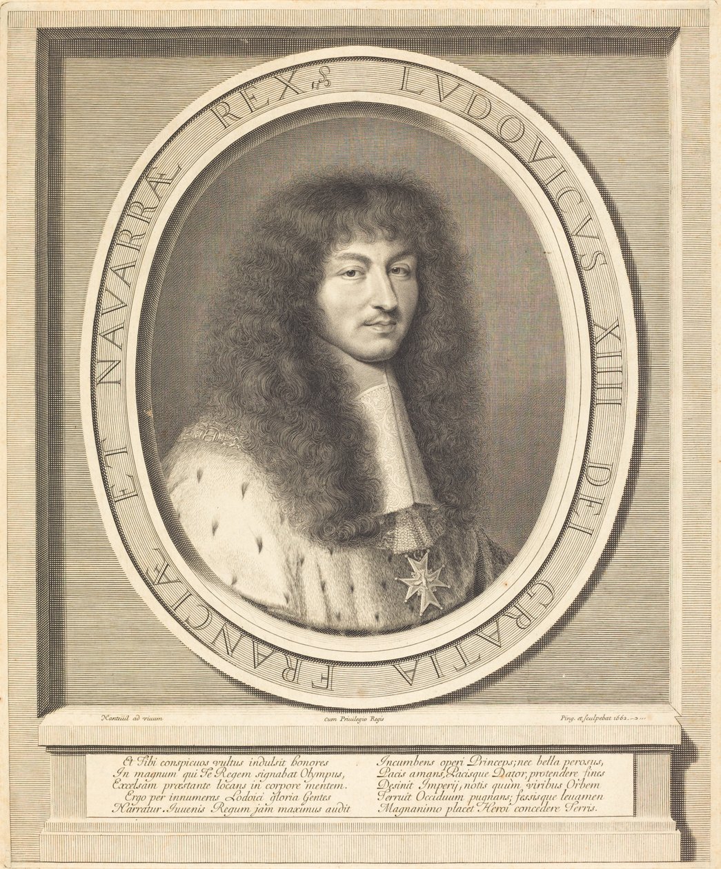 Ludvig XIV av Robert Nanteuil