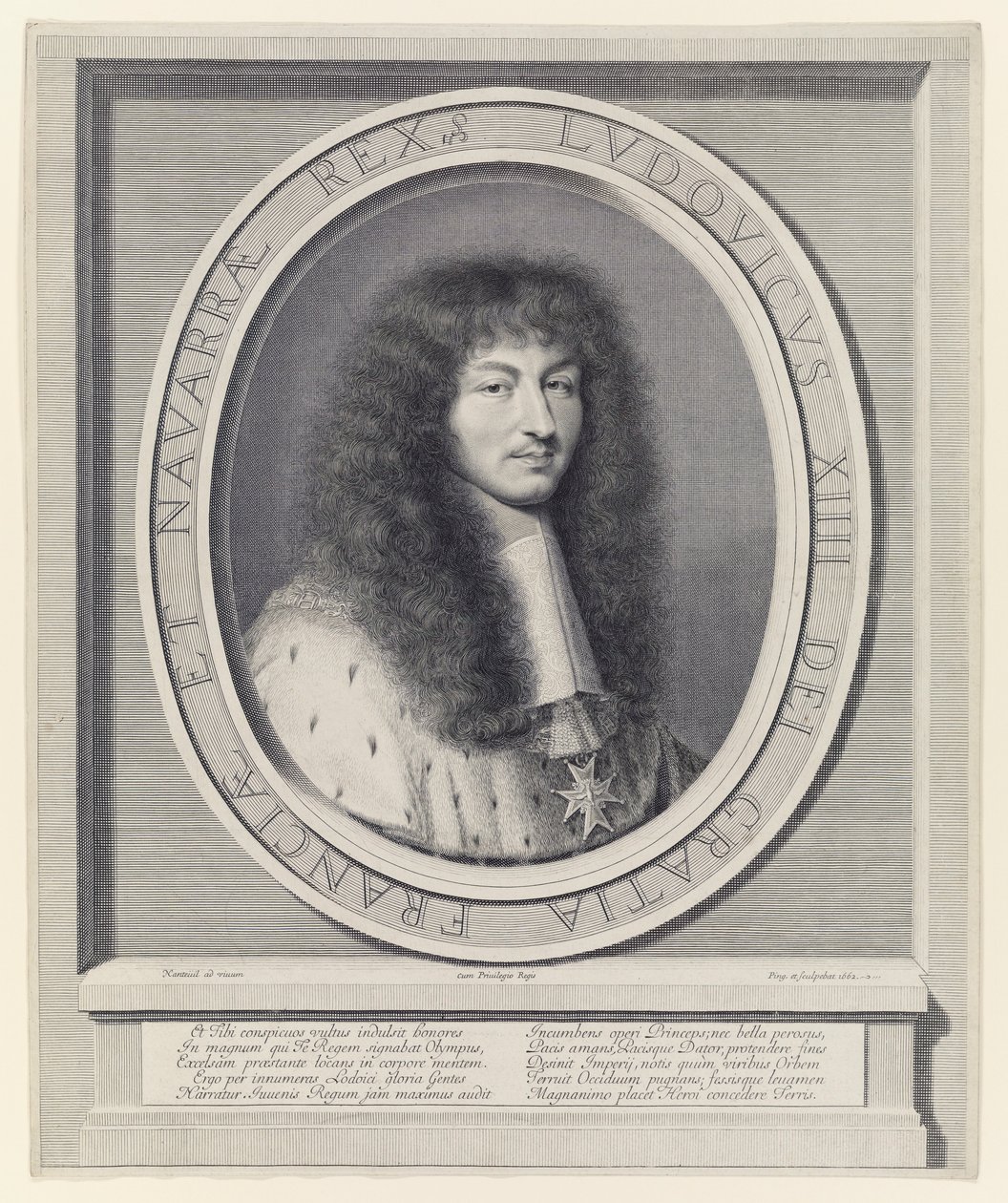 Ludvig XIV av Robert Nanteuil