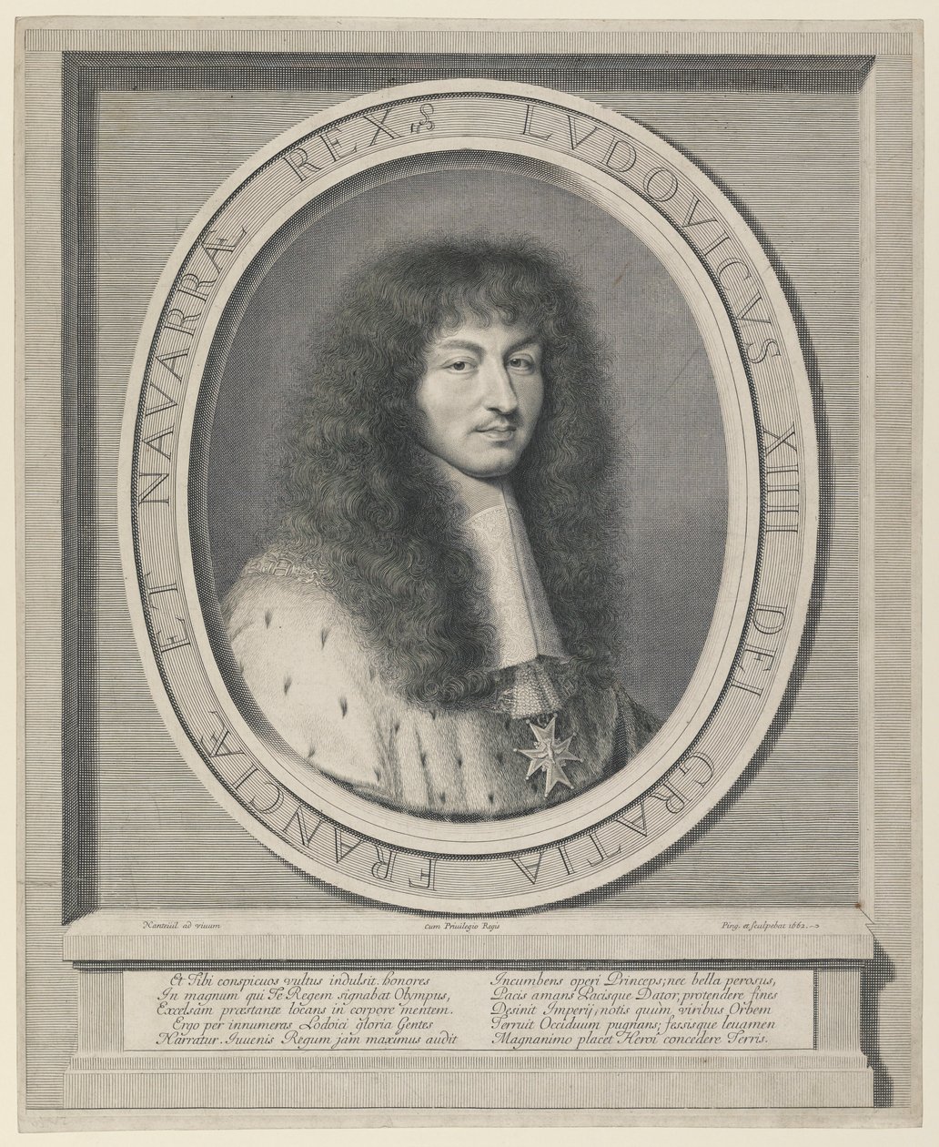 Ludvig XIV av Robert Nanteuil