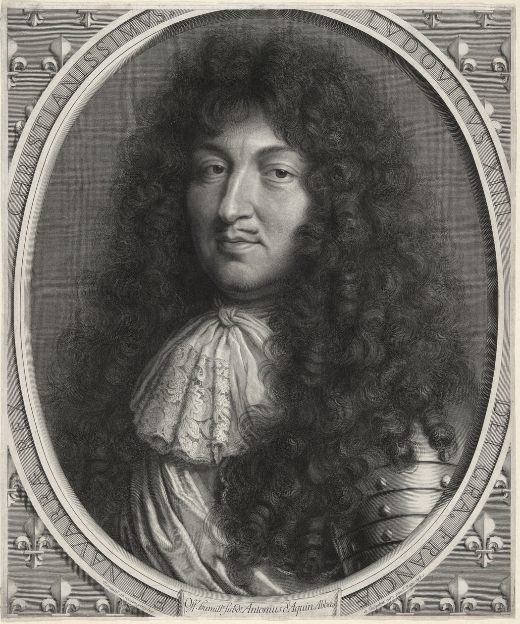 Ludvig XIV, konge av Frankrike (1638-1678) av Robert Nanteuil