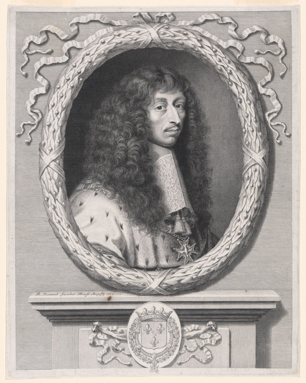 Louis de Bourbon, II av navnet, prins av Condé, kalt Monsieur le Prince (1621-1686) av Robert Nanteuil