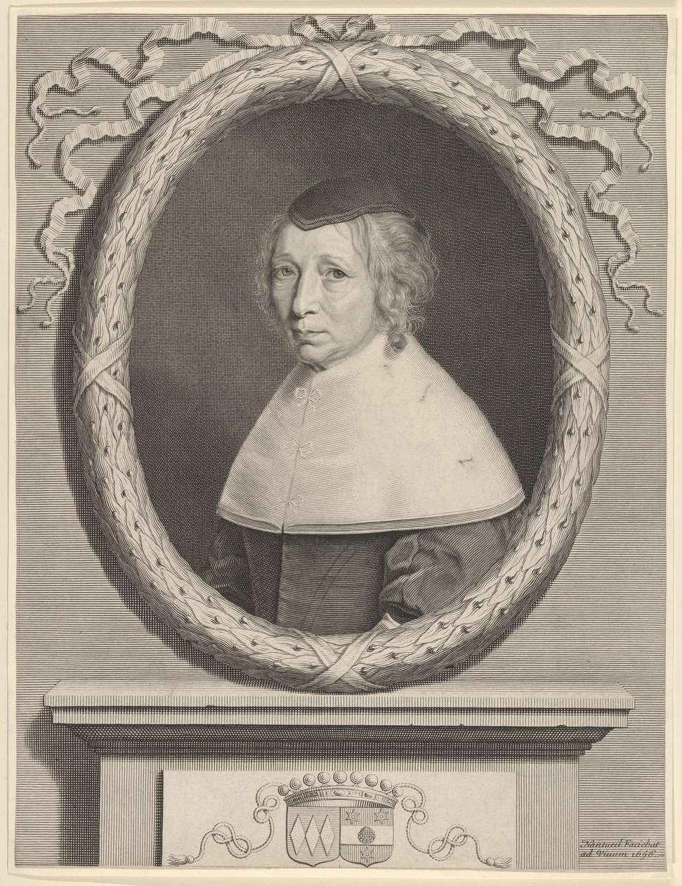 Madame Bouthillier Marie de Bragelogne, 1656. av Robert Nanteuil