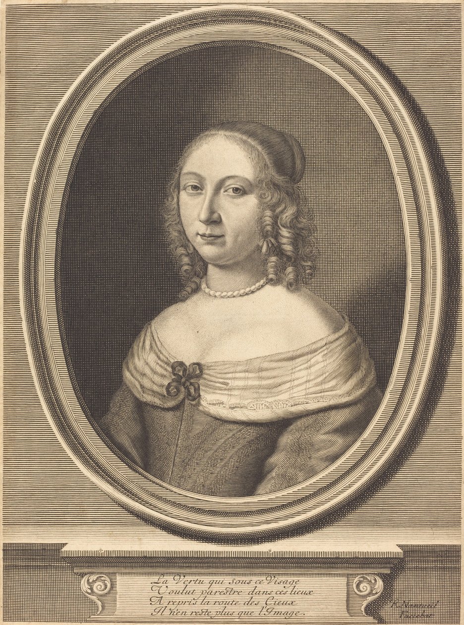 Madame de Gillier av Robert Nanteuil