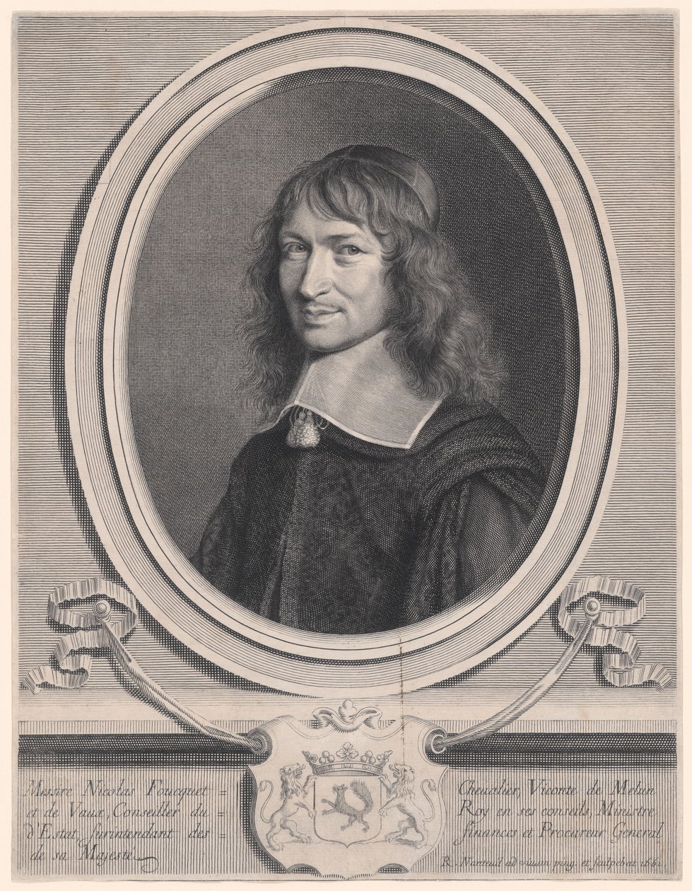 Nicholas Fouquet, finanssuperintendent (1615-1680) av Robert Nanteuil
