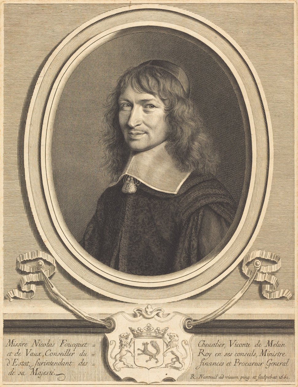 Nicolas Fouquet av Robert Nanteuil