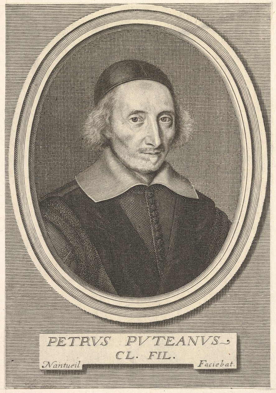 Pierre Dupuy, ca. 1648. av Robert Nanteuil