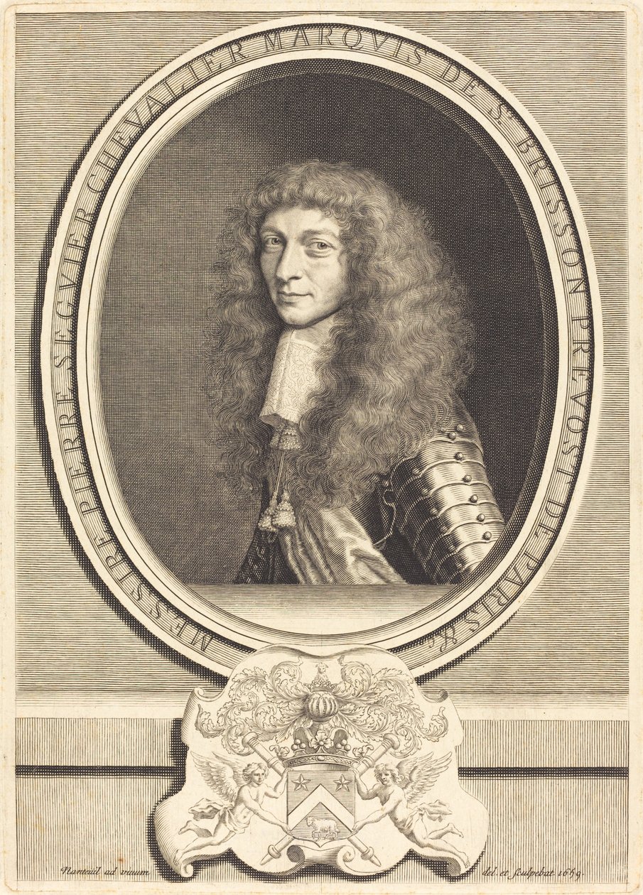 Pierre Seguier, Marquis de Saint-Brisson av Robert Nanteuil