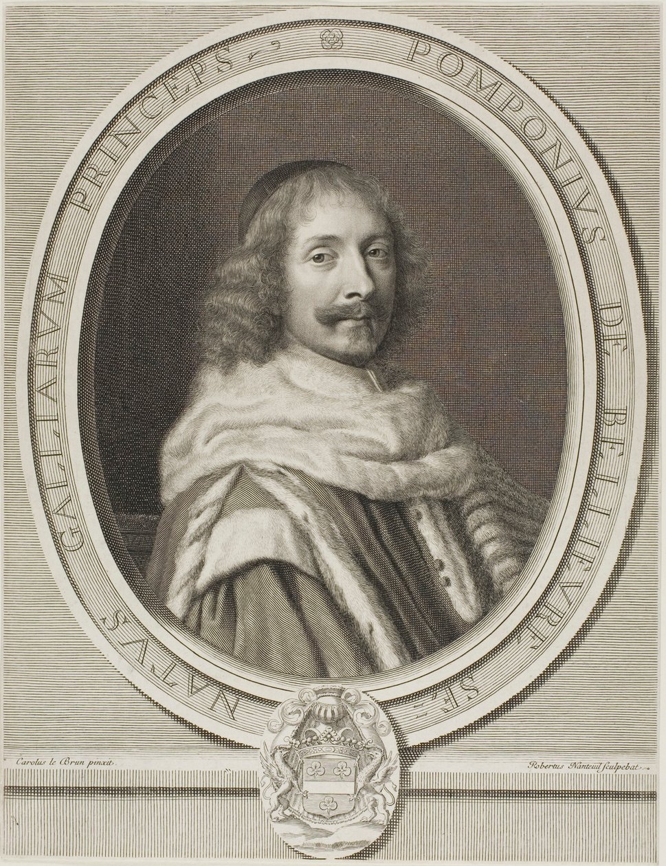 Pompone II av Bellièvre av Robert Nanteuil
