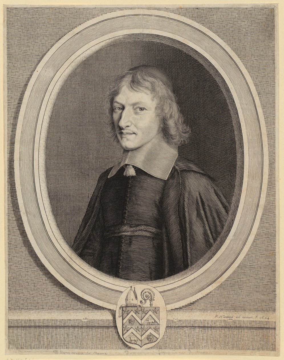 Portrett av Dominique de Ligny av Robert Nanteuil