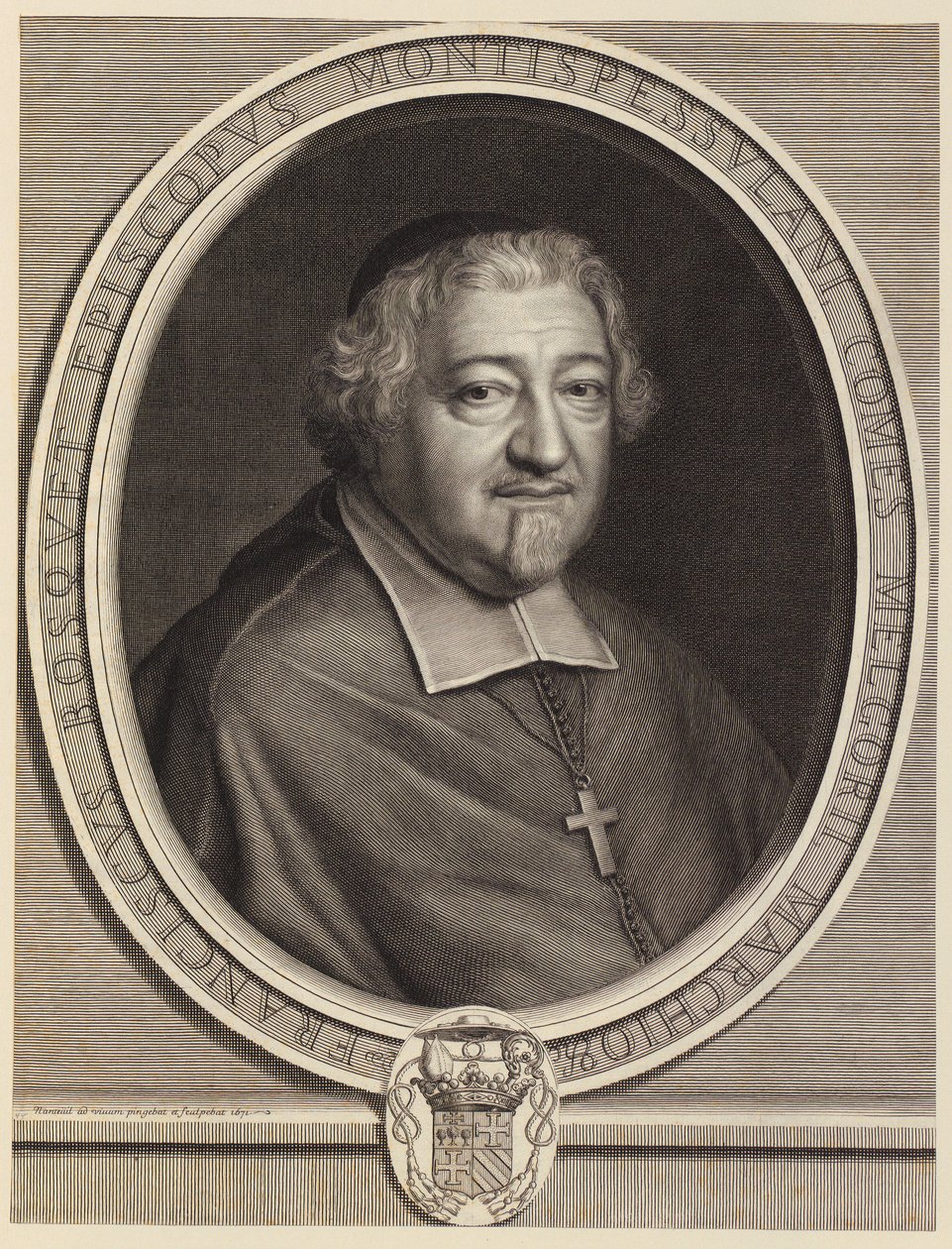 Portrett av François Bousquet av Robert Nanteuil