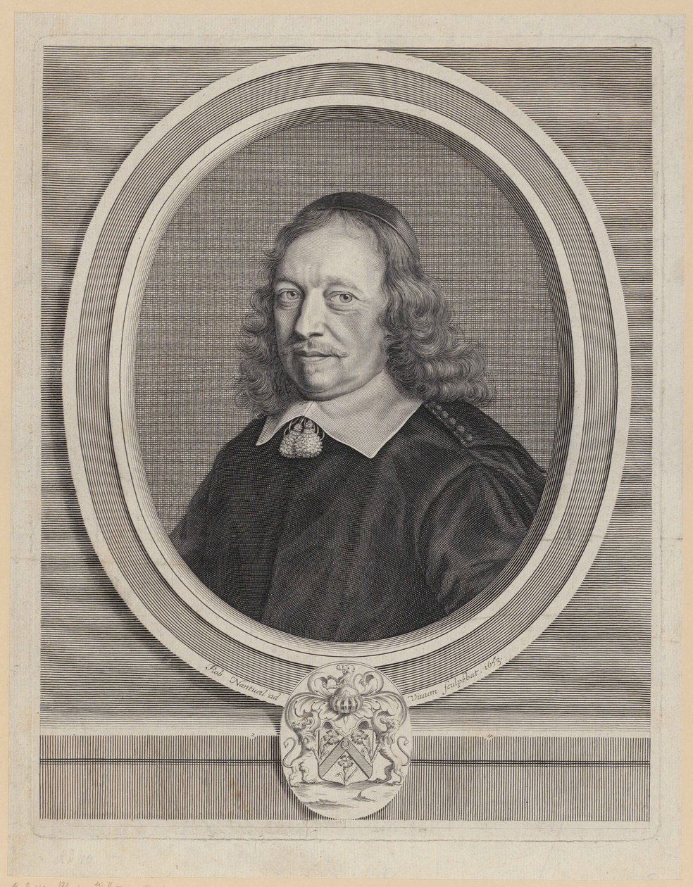 Portrett av Gilles Blondeau av Robert Nanteuil