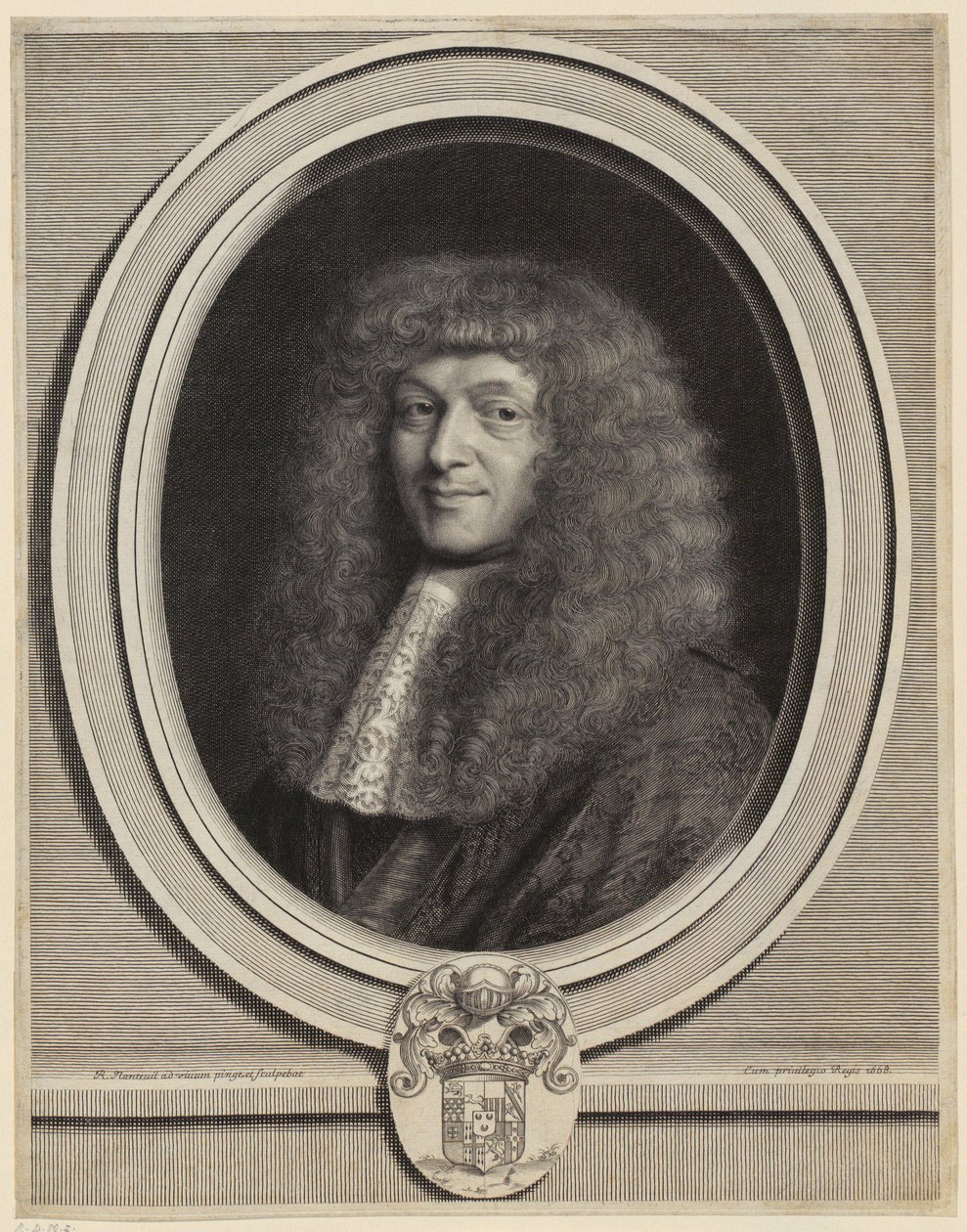 Portrett av Honoré Courtin av Robert Nanteuil