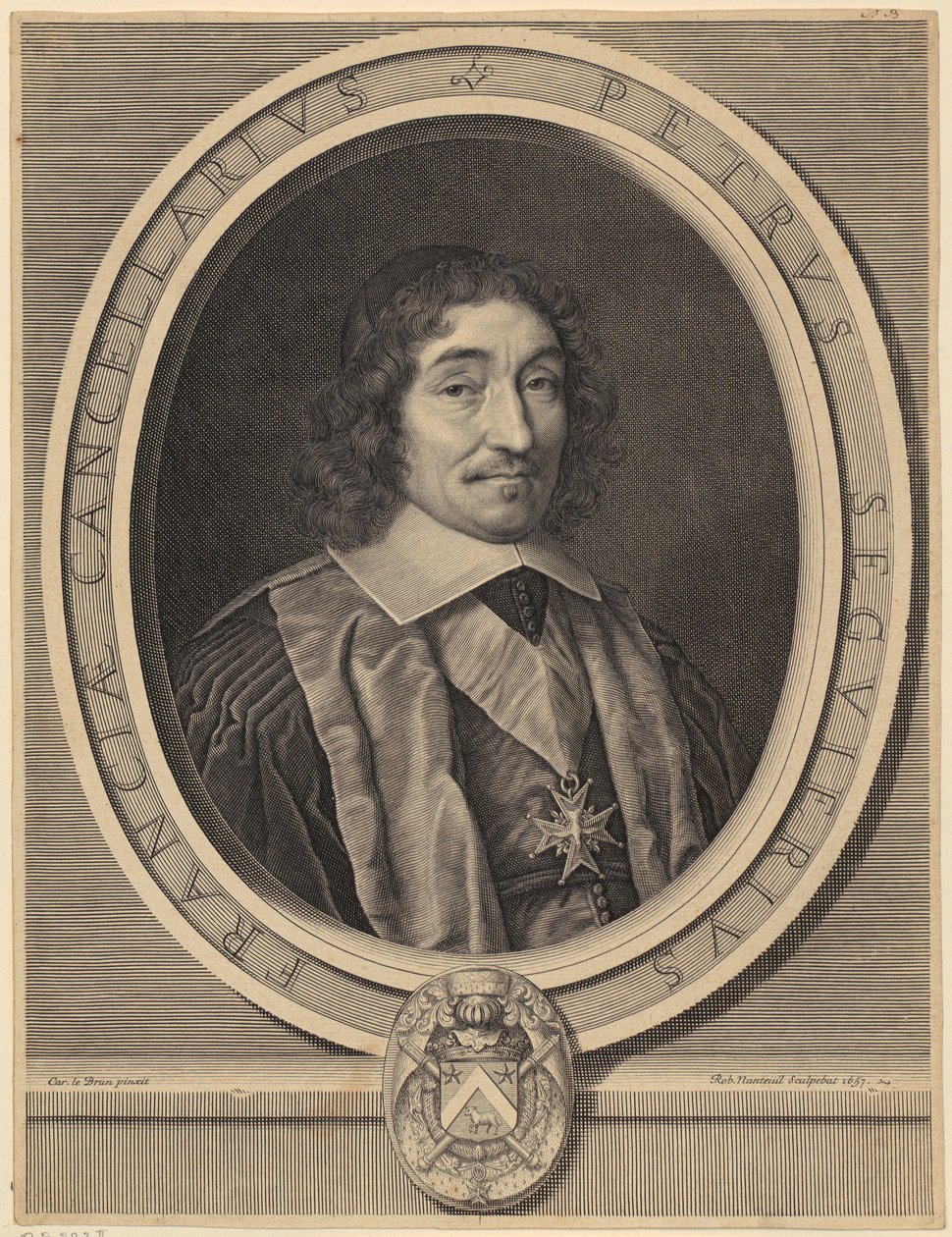 Portrett av kansler Pierre Séguier av Robert Nanteuil